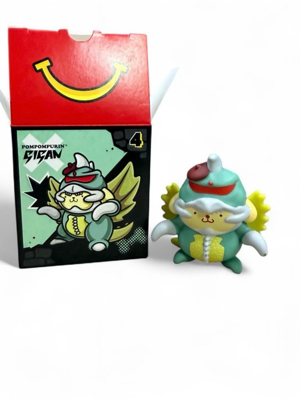 Sanrio x Godzilla McDonald's Happy Meal Figure Pompompurin as Gigan (#4)
